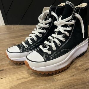 Converse high-top platforms